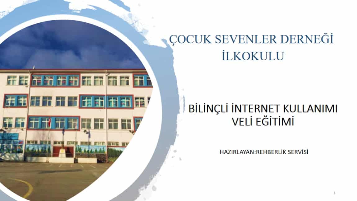 Bilinçli İnternet Kullanımı Veli Eğitimi 